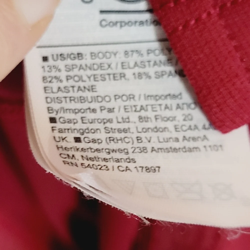 Athleta Advantage Red Polo Shot Sleeve Top - Picture 6 of 6